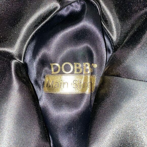 Dobb Main Street men M 100% wool Felt Fedora w/satin accent ribbon brown - Picture 5 of 8